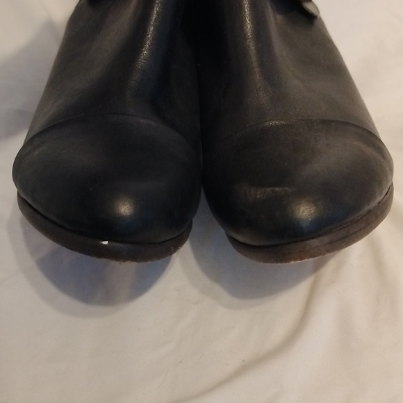 RAG & BONE HARROW BLACK LEATHER ANKLE BOOTS SIZE 37 - Picture 5 of 9